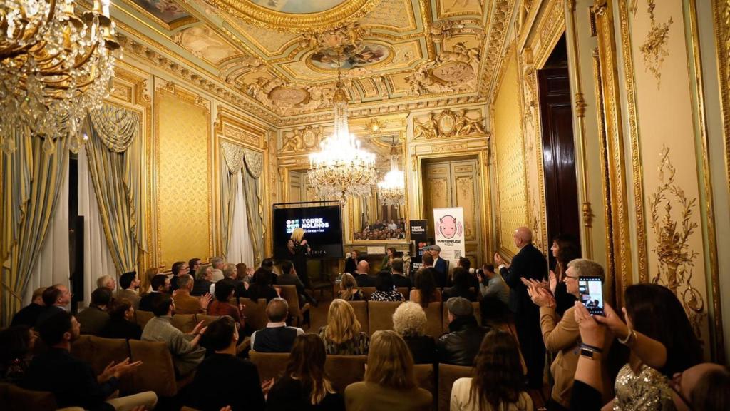 Un momento de la presentación.