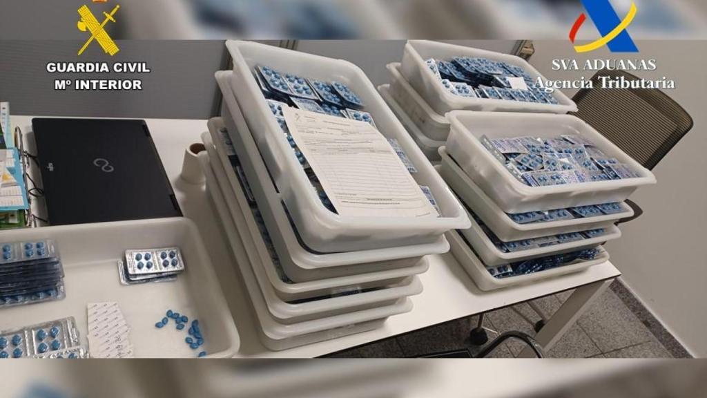 Las pastillas incautadas.