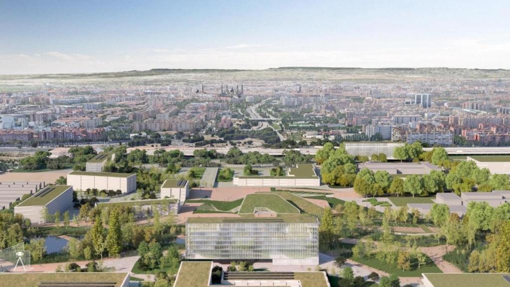 El DAT César Alierta se ubicará en un terreno de casi 80 hectáreas al norte de Zaragoza