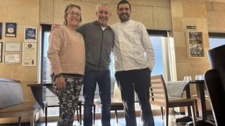 Sergio Dalma visita el Hotel Restaurante Padornelo