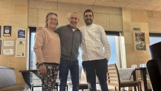 Sergio Dalma visita el Hotel Restaurante Padornelo