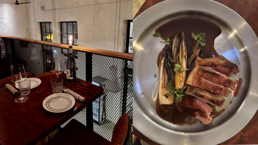 Barbarea y su cordero con achicoria.