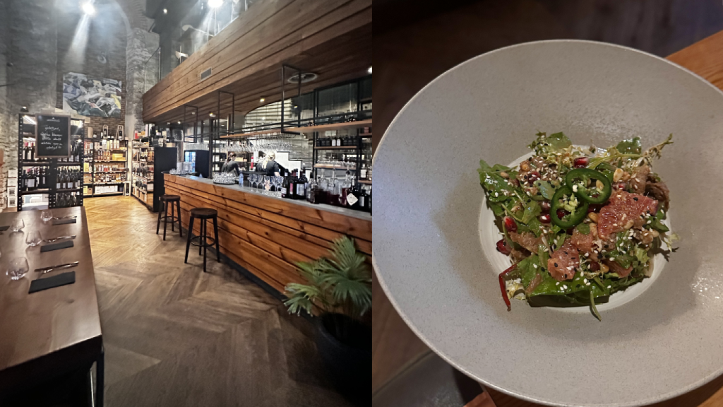 El bar de R14 y su ensalada de pato.