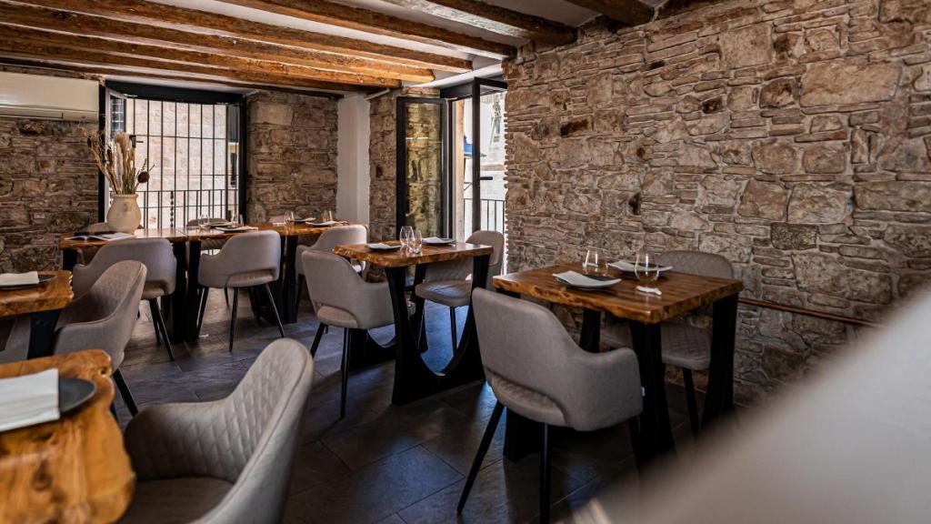 El salón del restaurante.