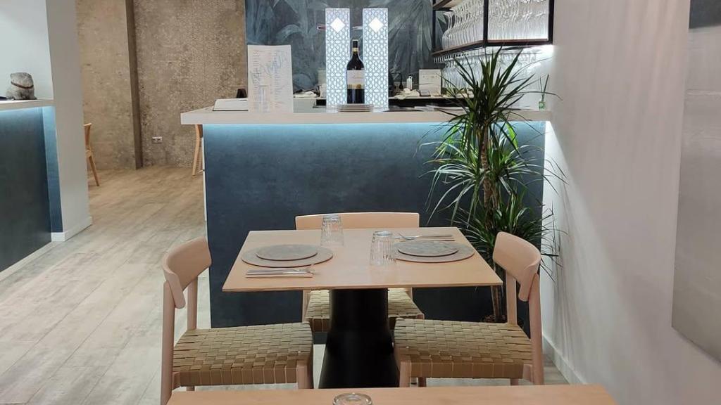 El salón del restaurante.