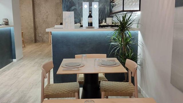 El salón del restaurante.