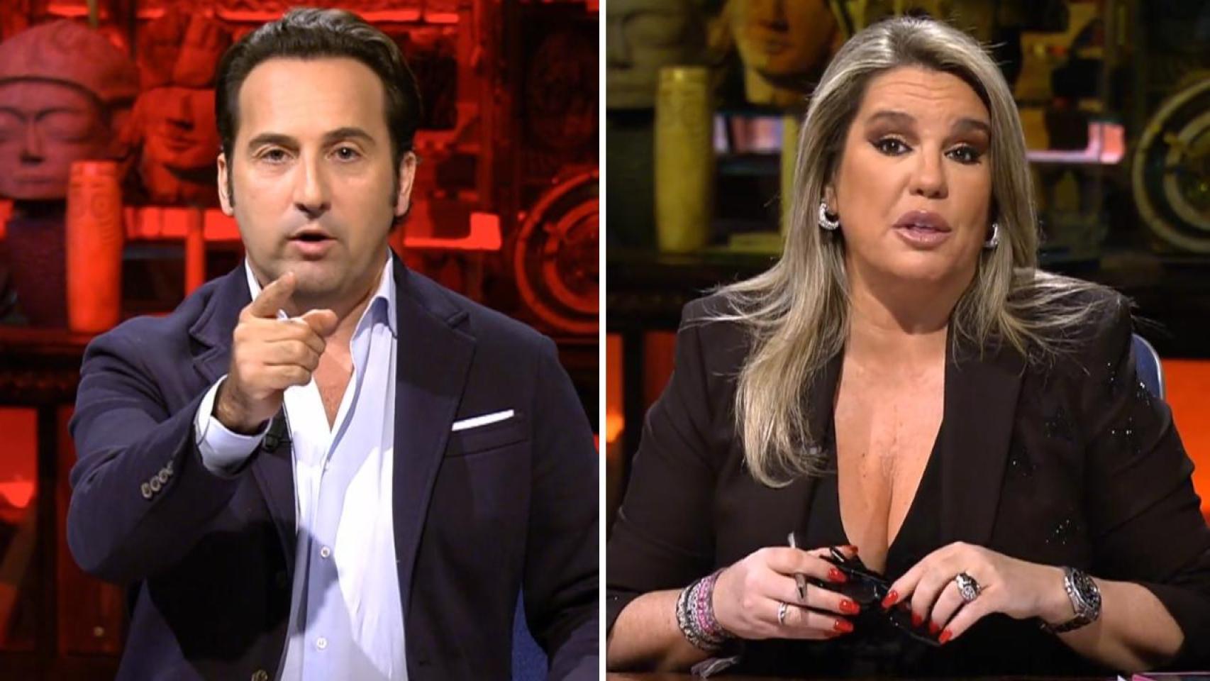 Iker Jiménez y Carmen Porter, en un fotomontaje realizado por BLUPER