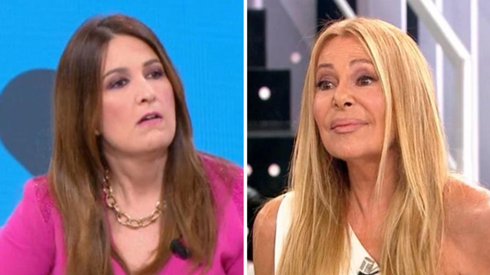 Laura Fa y Ana Obregón, en un fotomontaje de BLUPER.