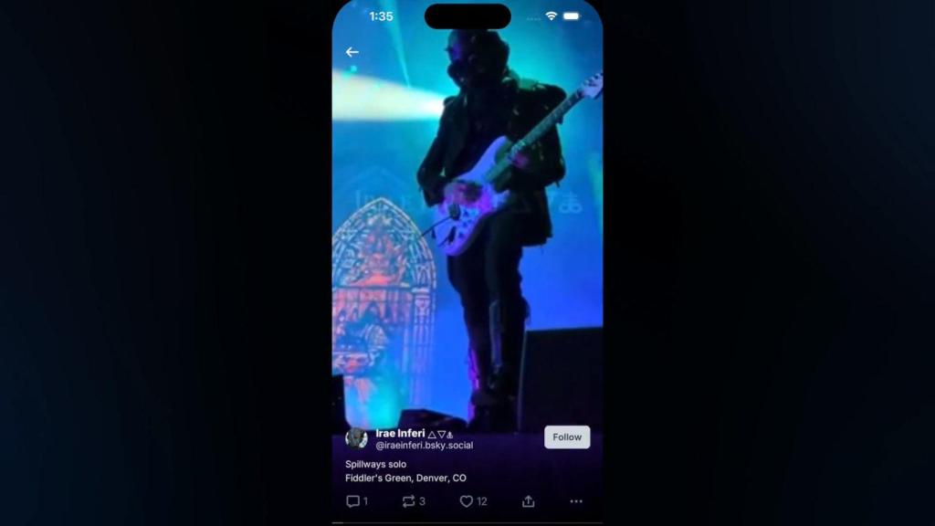 Nueva interfaz de Bluesky para vídeos en vertical, al estilo TikTok