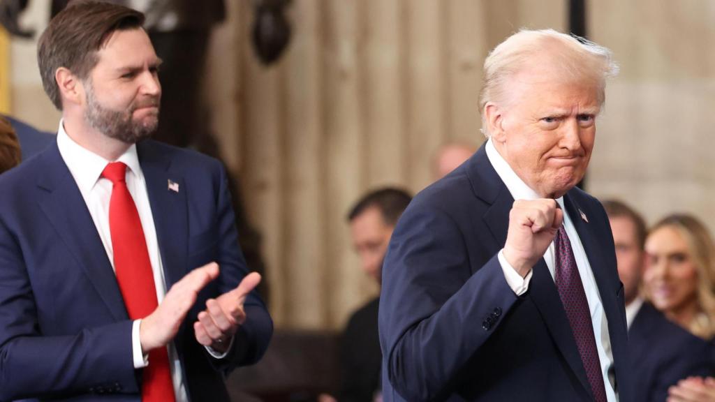 Donald Trump, en su investidura.