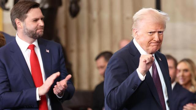 Donald Trump, en su investidura.