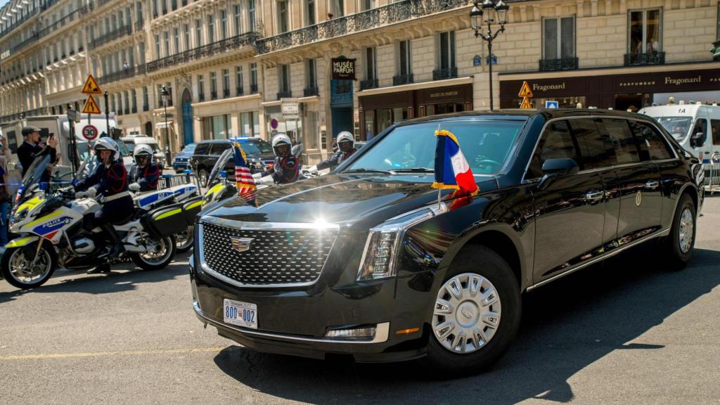 El Cadillac One se lleva a cualquier país donde viaja el presidente de los Estados Unidos.