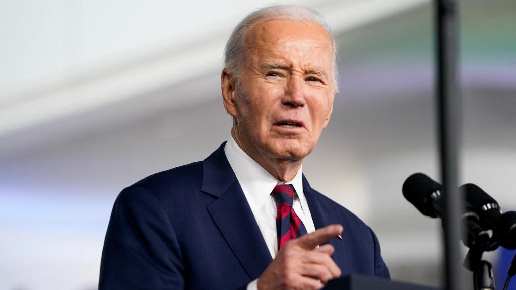 El presidente de Estados Unidos, Joe Biden, este domingo en un acto en Carolina del Sur.