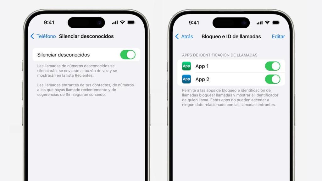 Ajustes en iPhone para bloquear llamadas no deseadas