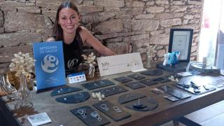 Sofía Rivas en la Feira de Agolada.