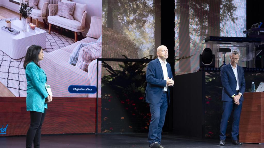 Javier Sánchez Gutiérrez, CTO y CCO de AEDAS Homes, durante el reciente Agentforce World Tour Madrid.