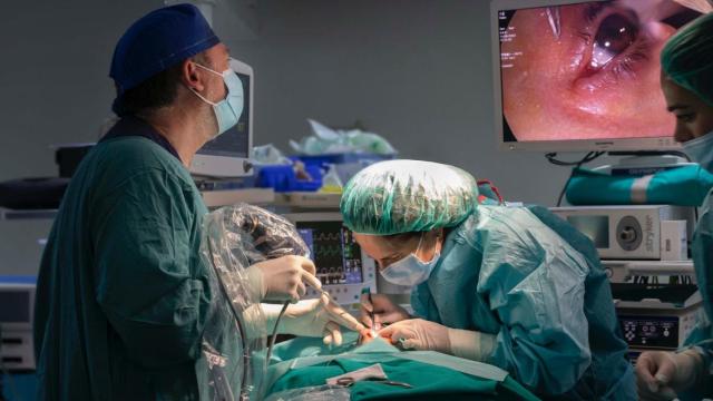 Una imagen de la intervención.