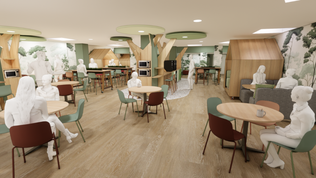 Otra parte de las instalaciones del campus de ESSCA en Málaga.