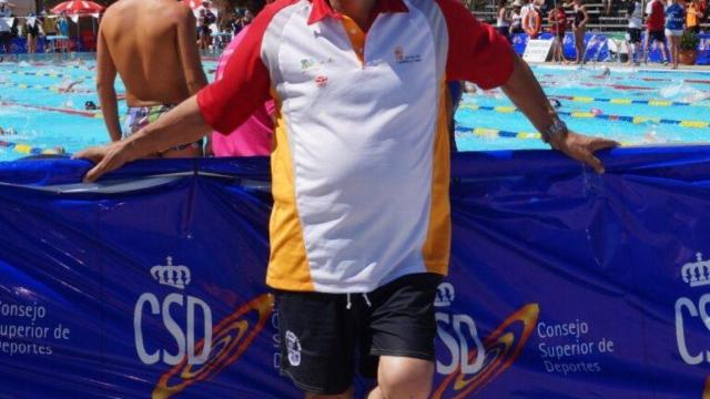 El entrenador de natación vallisoletano Antonio Escudero