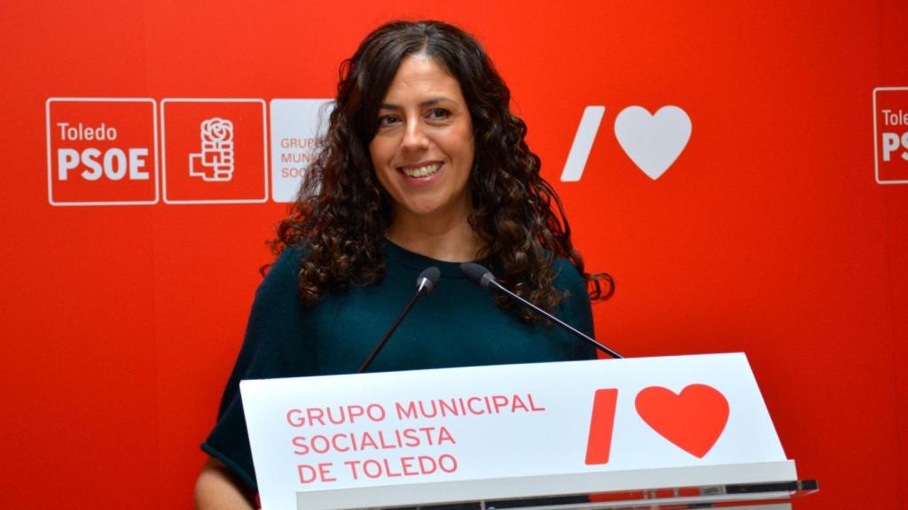 Noelia de la Cruz, portavoz del PSOE en el Ayuntamiento de Toledo.