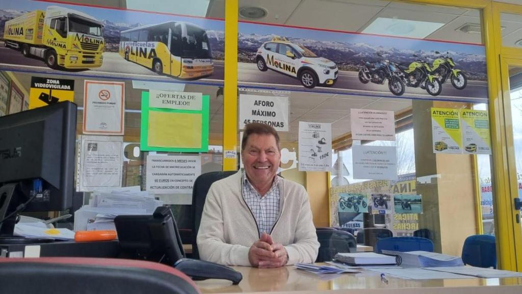 Jesús Molina fundó su primera autoescuela en 1984.