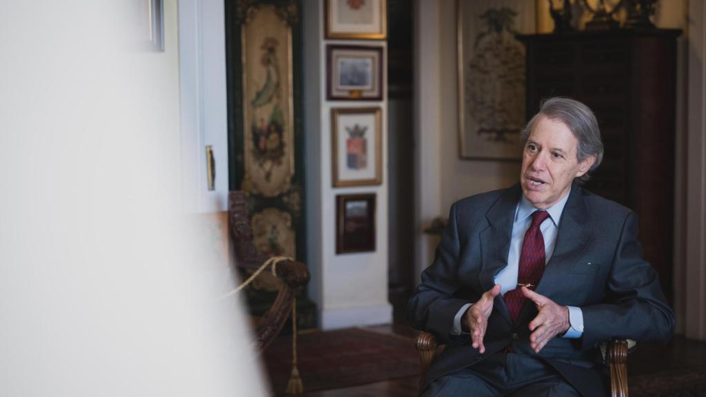 Cristóbal Colón durante la entrevista con EL ESPAÑOL.