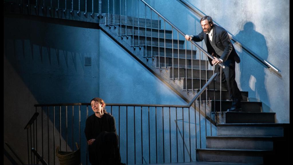 Un momento de 'Historia de una escalera'. Foto: Javier Naval