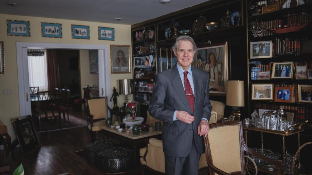 Cristóbal Colón de Carvajal y Gorosábel, durante la entrevista con EL ESPAÑOL.