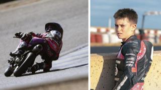 Leo Blanco Vaquero, la joven promesa del motociclismo española vive en Fuensaldaña