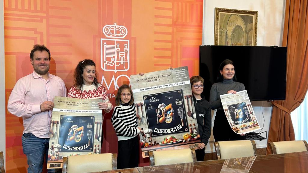 Presentación de la XIX edición de los Conciertos Divertidos en el Ayuntamiento de Zamora