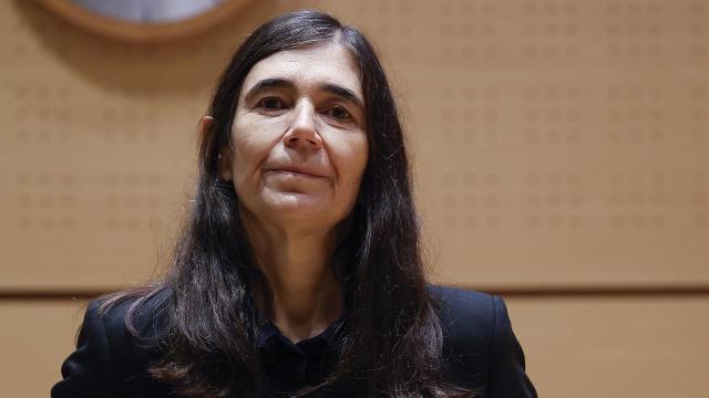 María Blasco, directora del CNIO, durante su comparecencia ante los medios este martes.