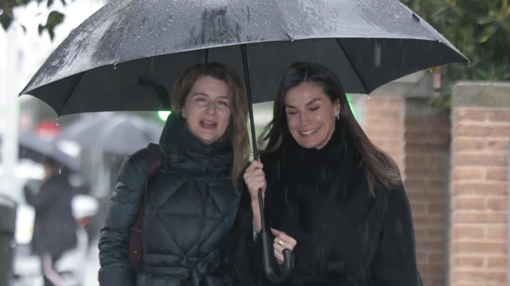 Letizia y su secretaria, María Jesús Ocaña.