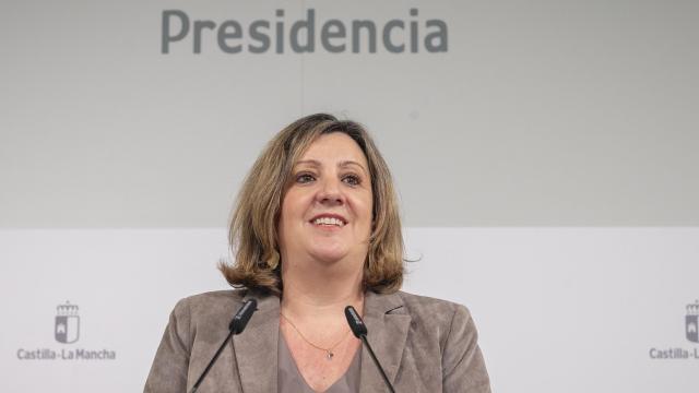 Patricia Franco, este martes en rueda de prensa.