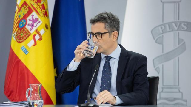 El ministro de la Presidencia, Justicia y Relaciones con las Cortes, Félix Bolaños, este martes.