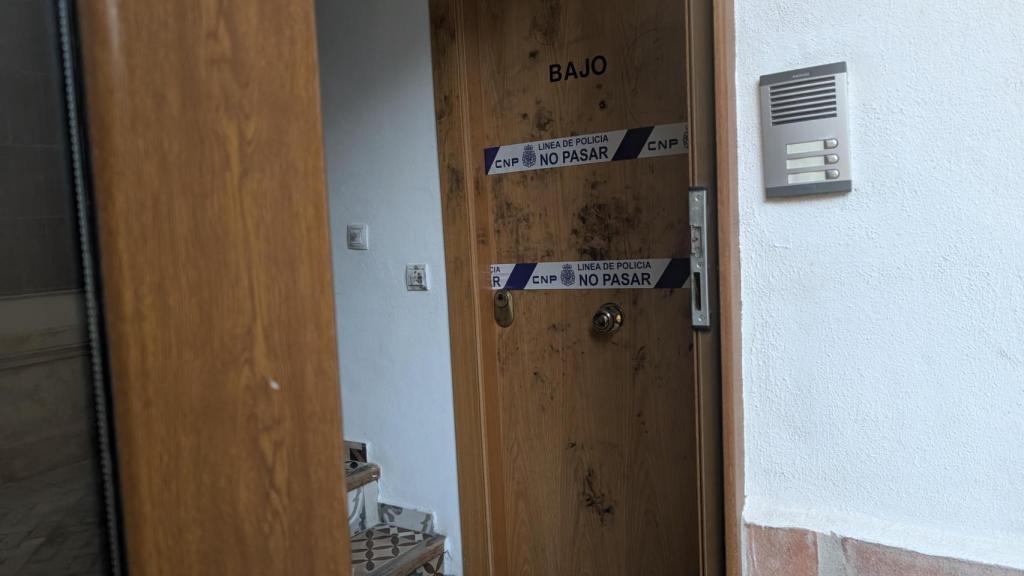 Vivienda del Centro de Málaga en la que ha sido encontrado el cuerpo sin vida.