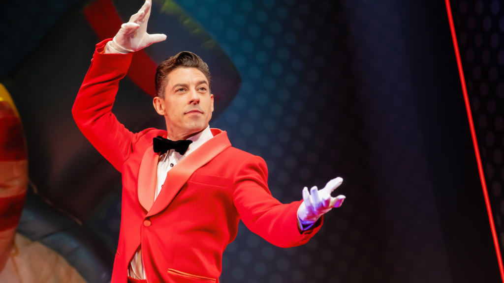 Adrián Lastra, en escena.