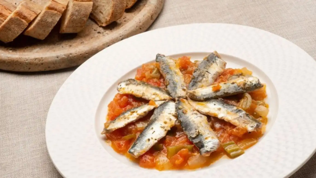 Imagen de cazuela moruna de boquerones.