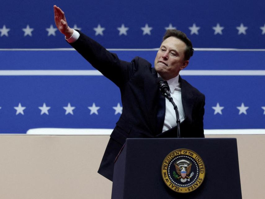 El polémico saludo de Elon Musk durante la investidura de Trump.