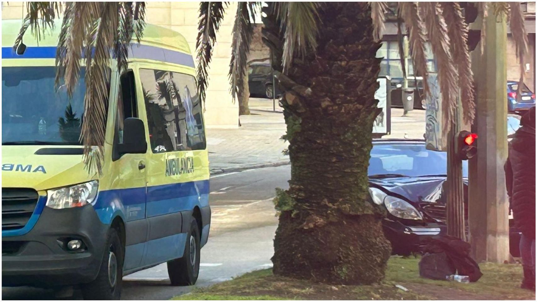 Herida una mujer de 48 años en A Coruña al ser atropellada por un coche