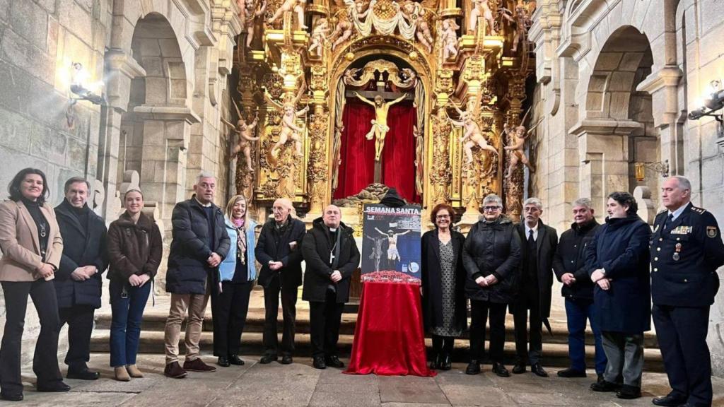 Presentación del cartel de la Semana Santa de Santiago.