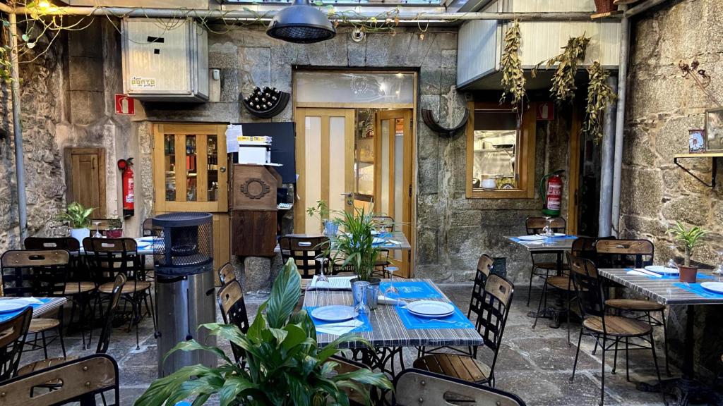 El restaurante María Castaña, en Santiago.