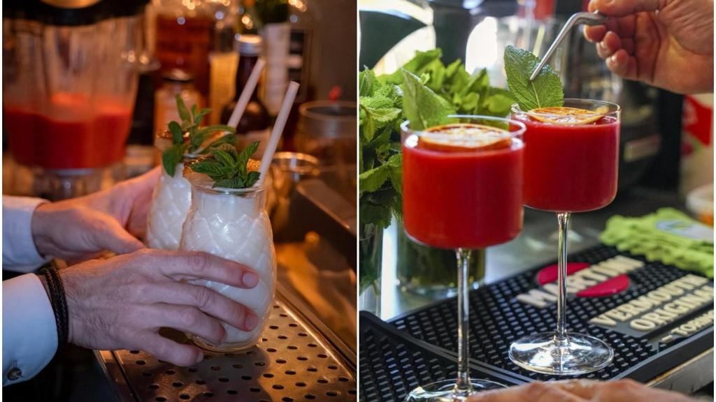 Distintos cócteles clásicos y de autor en Hama