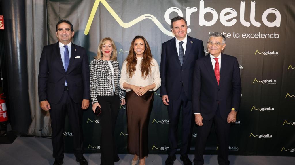 Un momento del acto de Marbella previo a Fitur.