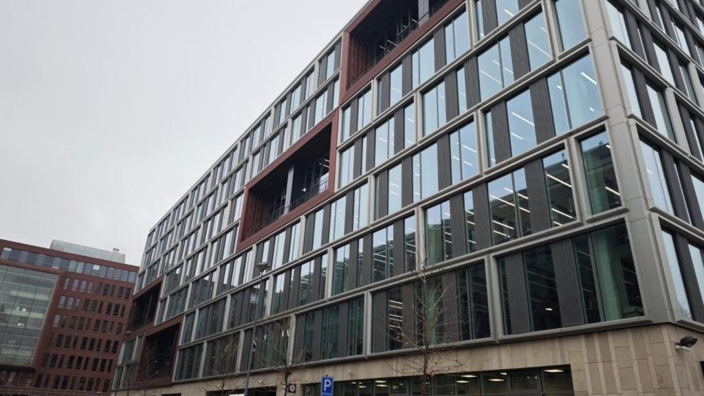 Uno de los edificios de Pure Storage en Amazon Court, en Praga (República Checa).