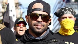 El líder del grupo de ultraderecha Proud Boys, Henry 'Enrique' Tarrio.