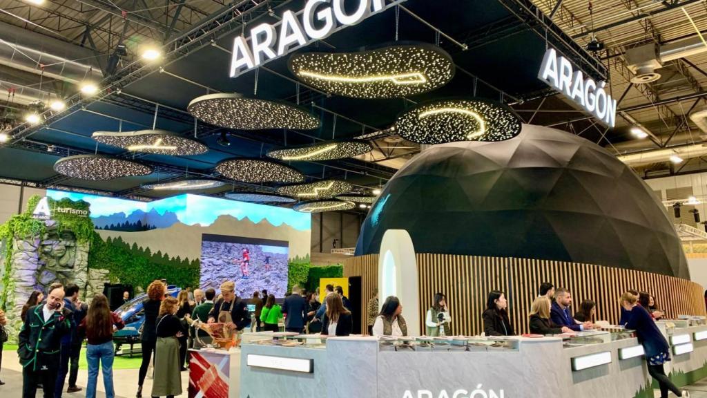 Estand de Aragón en Fitur en una de las últimas ediciones.