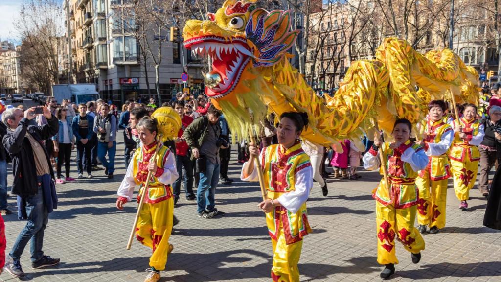 Año nuevo chino en Barcelona.