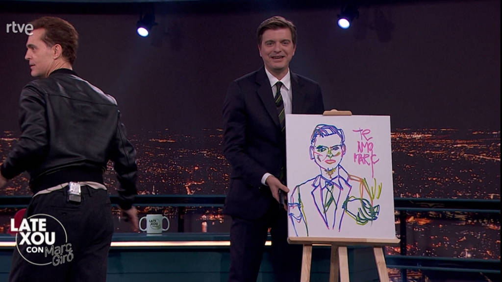 Pintura de Giró hecha por Pedro Alonso