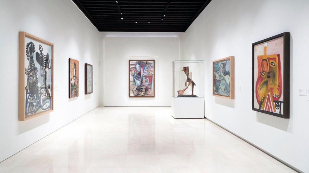 Vista del último montaje de la colección, 'Estructuras de la invención'. Foto: Museo Picasso Málaga