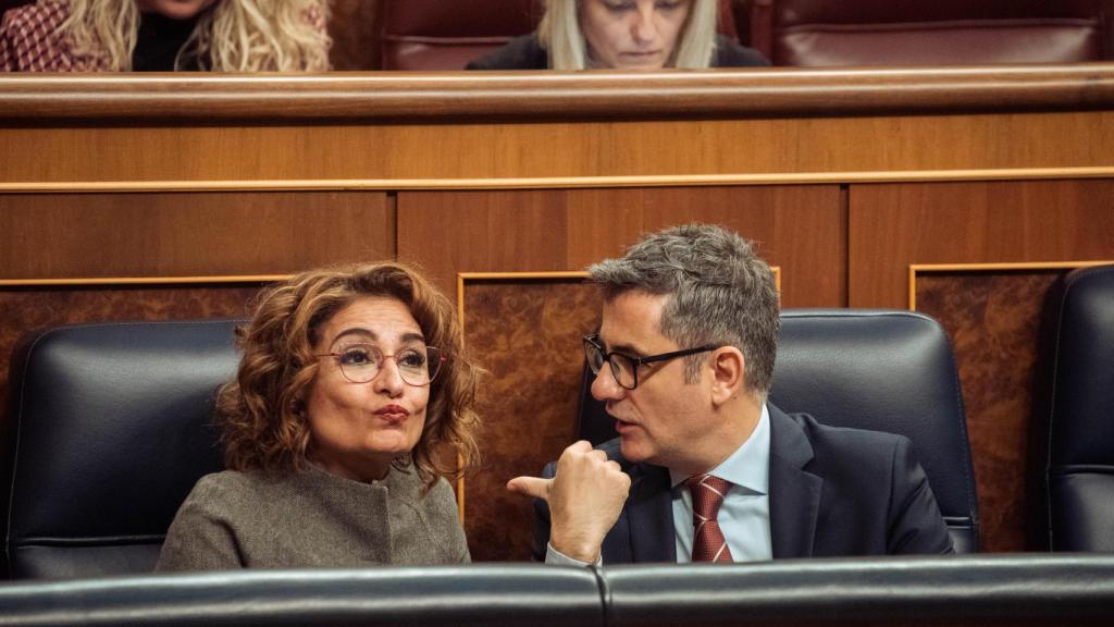 María Jesús Montero y Félix Bolaños.